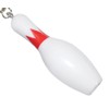 Komonee 10-Pin Bowling Keychain Tenpin Ball Key Ring Skittles Key
