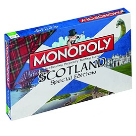 Monopoly Board Game Scotland Edition: 2-6 jugadores juegos de mesa familiares para niños y adultos, juegos de mesa para niños de 8 años en adelante, para niños y adultos, ideal para la noche de juegos