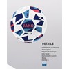 JAKO Trainingsball Iconic, weiß/Navy/Coral, 5