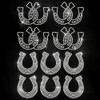 MAYJOYDIY Horseshoe Rhinestone Iron on Transfer Animal Heat Transfer Decal