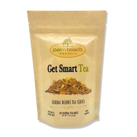 Palm Beach Medicinal Herbs - Get Smart Herbal Tea, 30ct
