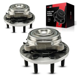 Torchbeam 2 PCS 515122 Front Wheel Bearing Hub Assembly Compatible with 2009-2010 Dodge Ram 2500, 2011 Ram 2500, 2011 Ram 3500, 2009-2010 Dodge Ram 3500 W/ABS 8 Lugs