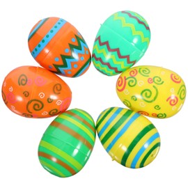 JECOMPRIS 12pcs Easter Eggs: Fillable Easter Eggs Empty Easter Eggs Plastic Easter Eggs for Easter Hunt Easter Baskets