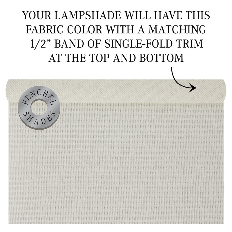 FenchelShades.com 18" Top Diameter x 18" Bottom Diameter 12" Height