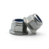 Hippo Hardware M4 (4mm) Flanged Serrated Nyloc Nuts A2 Stainless