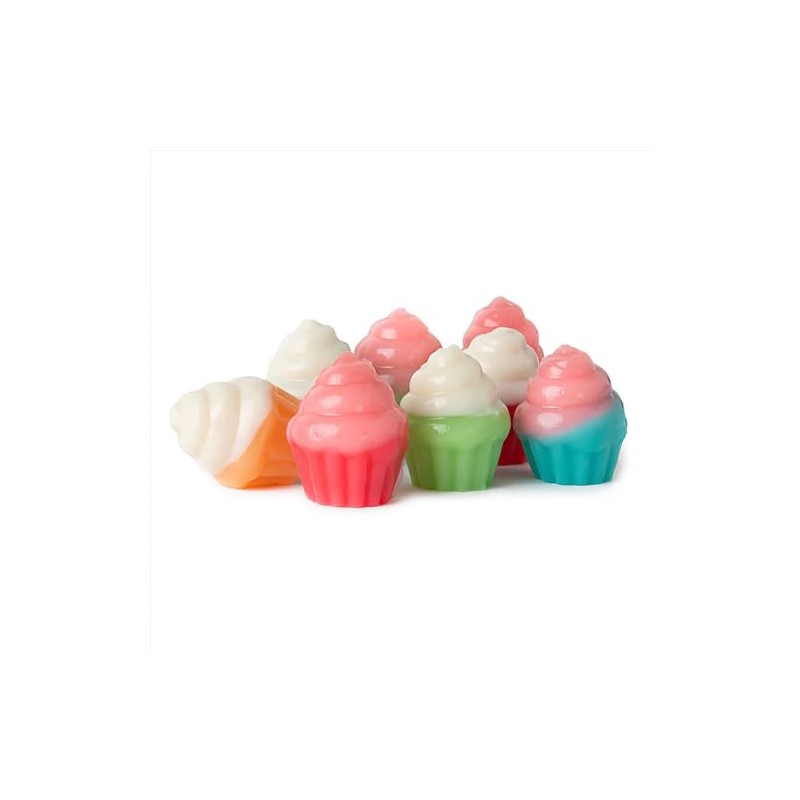 Bayside Candy 3d Gummy Cupcakes - Rainbow Gummy Candy -