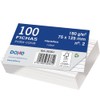 Dohe Pack of 100 Lined Card Index Cards for Writing