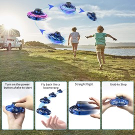 OBEST Flying Toy, UFO Mini Drone for Children Adults, Flying Ball with 360° Rotating & LED Light, Flying Ball for Christmas, Birthday, Boys, Girls, Gift