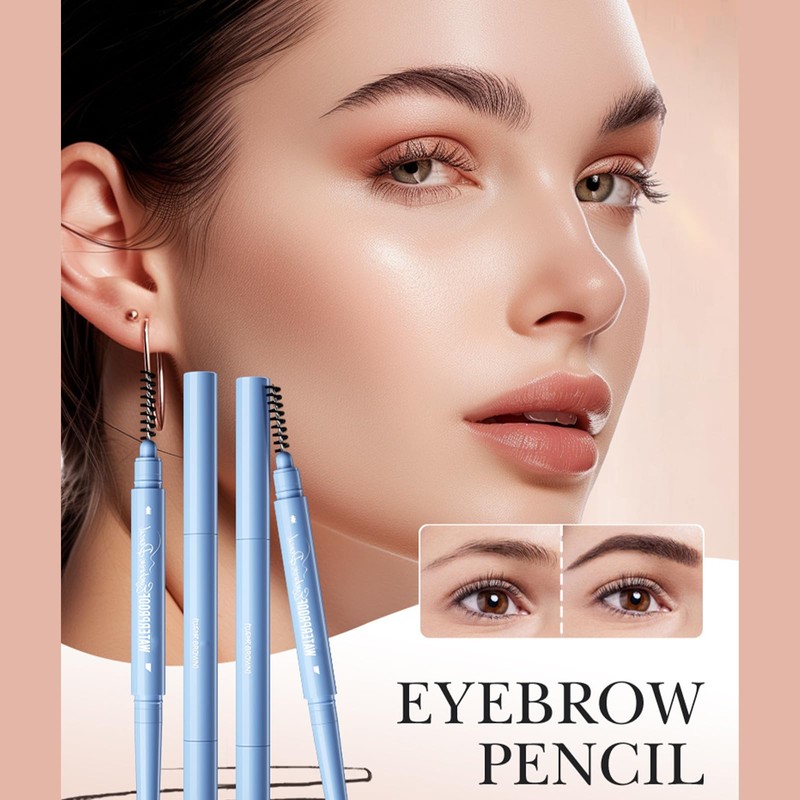 Professional Makeup Brow Pencil, Dual Ended with Brow Pencil and