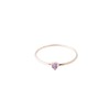 Honeycat Purple Amethyst Crystal Point in 18k Rose Gold Plate