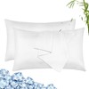 LINENOVA 100% Bamboo Pillowcase King Size Set of 2 -