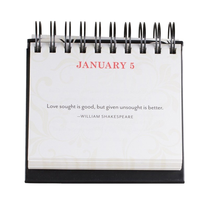 Flip Calendar - Two Hearts