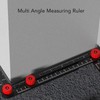 Aluminum Alloy Multi Angle Measuring Ruler Universal Opening Locator Measurement