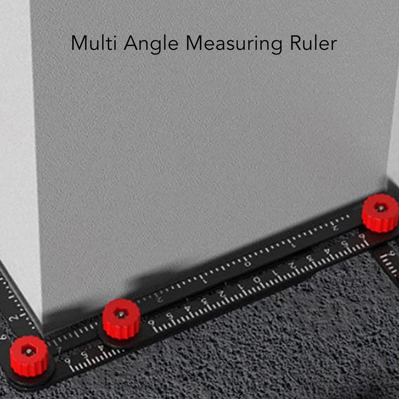 Aluminum Alloy Multi Angle Measuring Ruler Universal Opening Locator Measurement
