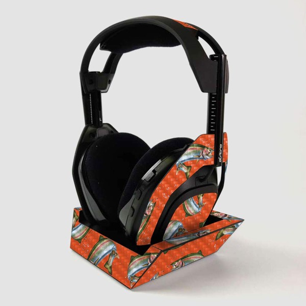 MightySkins Carbon Fiber Skin For ASTRO Gaming A50 Wireless Headphones