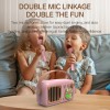 2025 New T4 Karaoke Machine with RGB Lights, Wireless Portable
