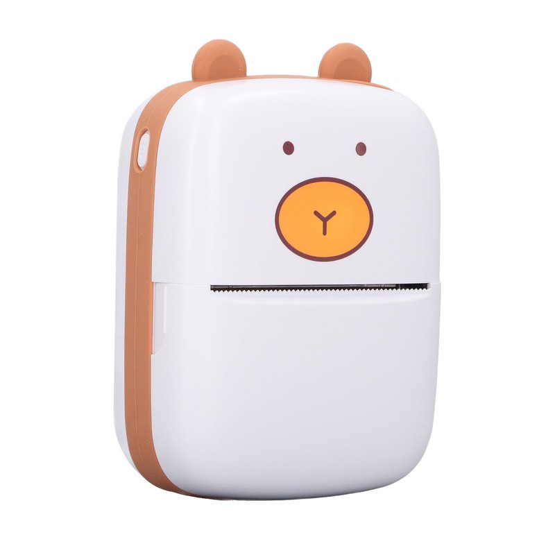 Portable Thermal Printer with 5 Roll Paper Bluetooth Portable Pocket