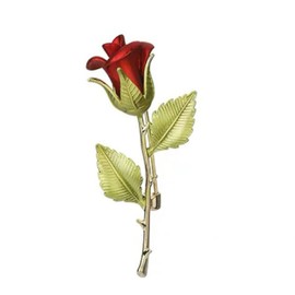 ARFUKA Brooch Retro Rose Brooch Pins Pin for Clothes Bags Jackets Birthday Christmas Gifts for Men and Women, Metal