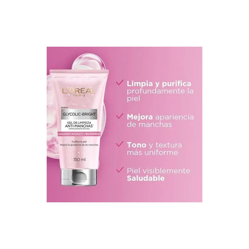 Skincare Peeling Anti Manchas Glycolic Kit 4 Pasos