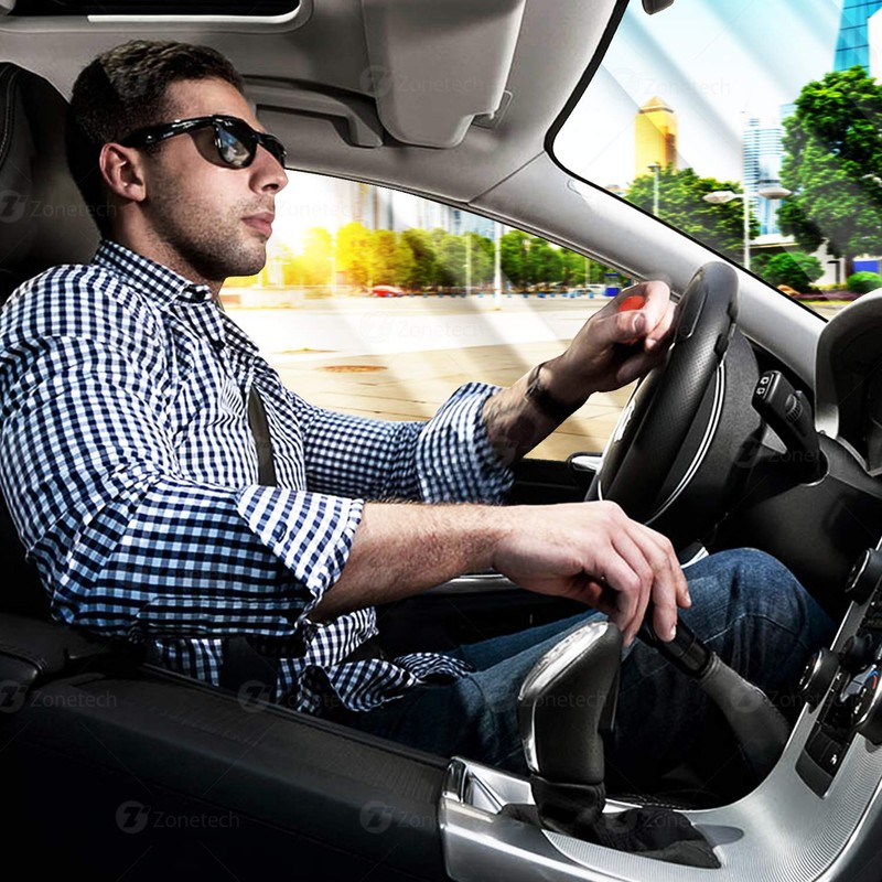 Zone Tech - marcador giratorio para volante de madera, ajuste