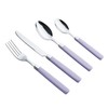 Exzact WF23 Cutlery Set Stainless Steel with Coloured Handles (Lavender,