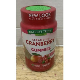Nature's Truth Cranberry Gummies | 60 Count | Vegan Cranberry Mango Flavor | by Nature's Truth