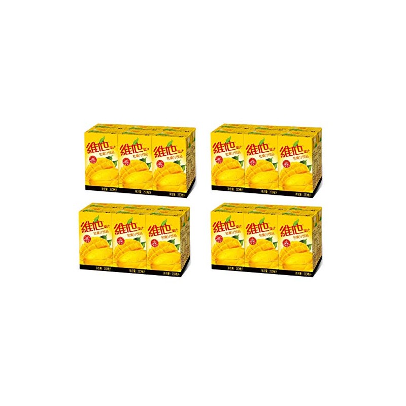 Vitasoy Vita Juice Drink, Mango Flavor, 8.45oz (Pack of 24)