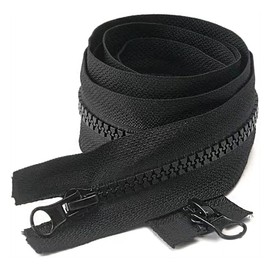 6Pcs/Pack Zippers 90cm Double Opening Plastic Zipper #5 Zipper for Sewing (90cm 332 6pcs)