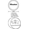 Master Lock Hasp/Hidden Shackle Keyed Alike Padlocks 770-6271KA