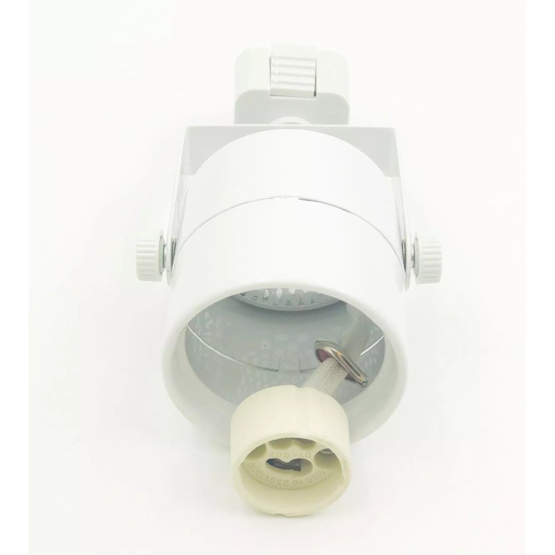 ECO Lighitng 120V Track Lighting Head,120V ,MR16,GU10 Socket White Finish