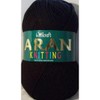 Aran 400g Wool/Knitting Yarn (Black (493))