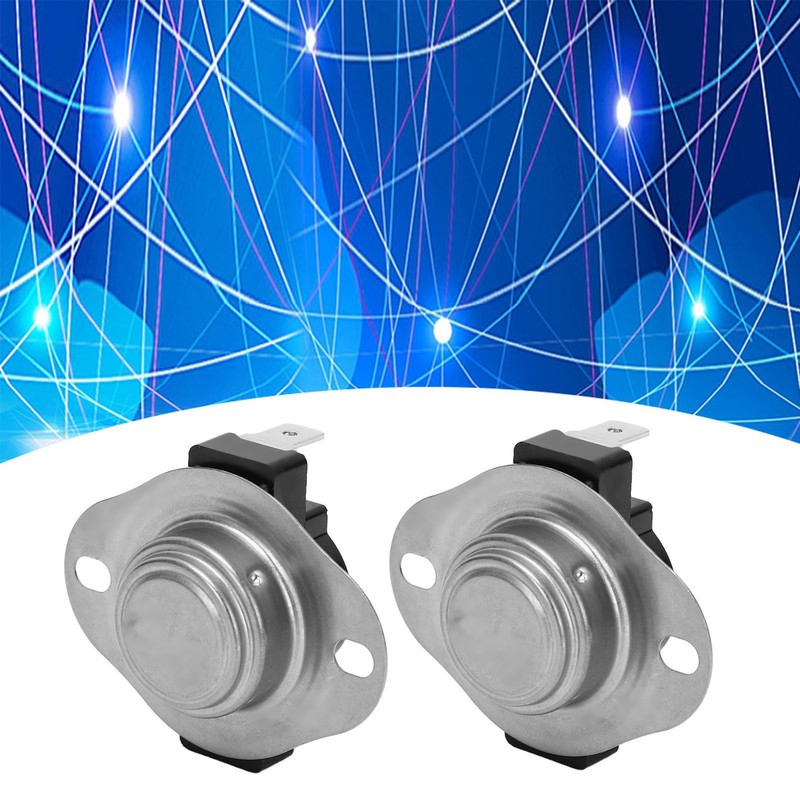 2PCS Snap Disc Temperature Switch Bimetal Engineering Plastic 25A Thermostat