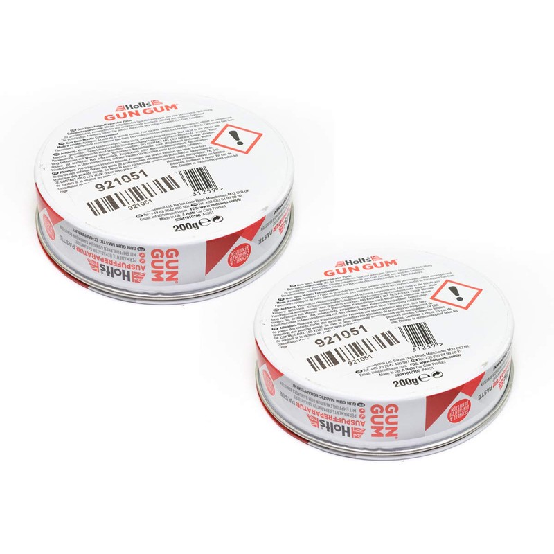 Holts Gun Gum Exhaust Seal Paste 2 x 200 g