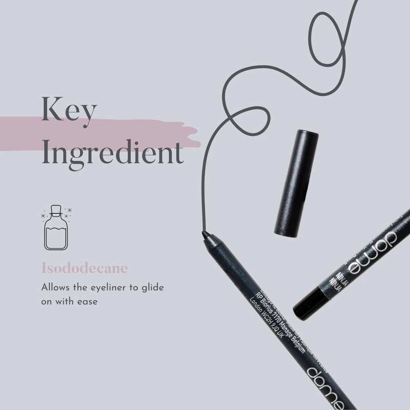 dome BEAUTY Eyeliner Black, long lasting