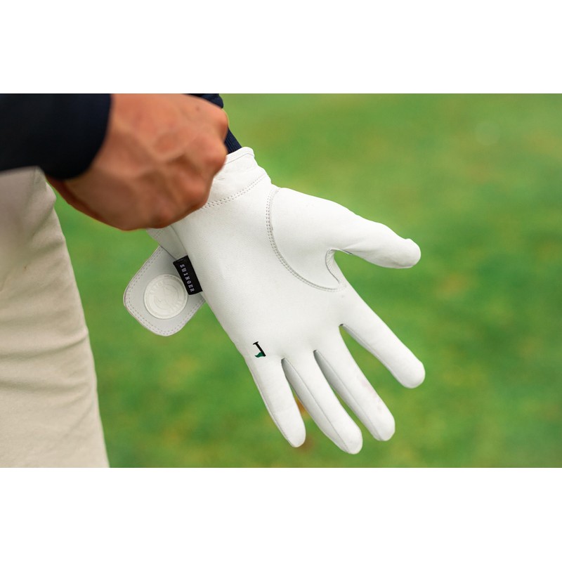 Green Swing Golf Glove White | Made from Cabretta Leather