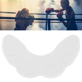 Crisist Mouth Guard, Thin Sports Mouthguard EVA Shock Mouth Guard Protect Teeth for Boxing for Basketball for Football(white)