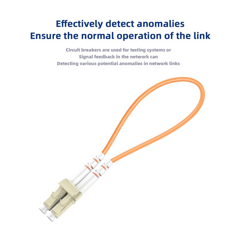Jeirdus Duplex Simplex Fiber Optic Coupler LC Multimode OM1 Single-player