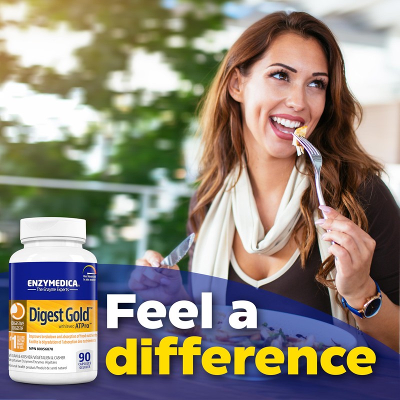 Enzymedica Enzymedica - Digest Gold with ATPro, High Potency Enzymes