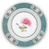 Blushing Birds Bread Plate Blue 17 cm