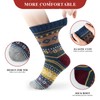 QIGEN LTD 5 Pairs Women Ladies Thermal Socks Nordic Socks