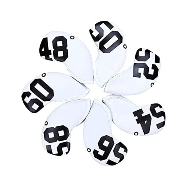 Golf Headcover Iron Cover Wedge Cover with Number Tag Neoprene
