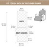 Genina Waterproof Recliner Chair Cover - 100% Protection! Non-Slip, Washable