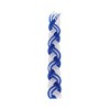 Shalhevet Light Havdalah Candle 100% Kosher (Elegant Blue & White)