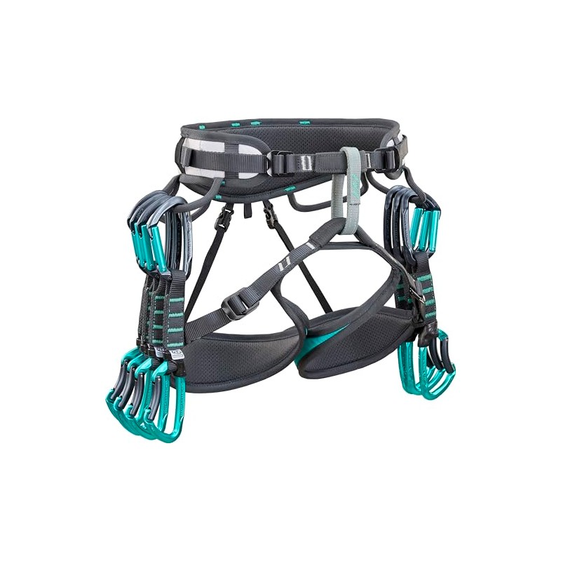 Climbing Technology Ascent Climbing Harness Blue Marine Silver M/L