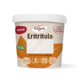 Eridania Eritritolo, Dolcificante di Origine Naturale, Sostituto dello Zucchero, Senza Calorie e OGM, Per Vegani, Gluten Free, 270 gr