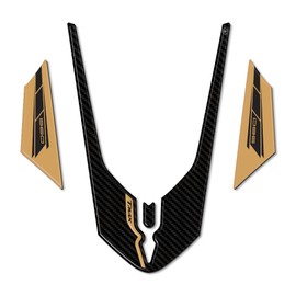 labelbike - 3D Resin Sticker Decorations and Protection for Motorcycle Scoter Fenders Compatible with Yamaha Tmax 2022-2024 Colour Gold