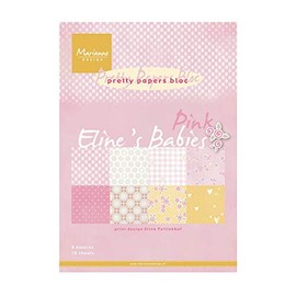 Marianne Design Eline's Babies Paper Pad, Pink