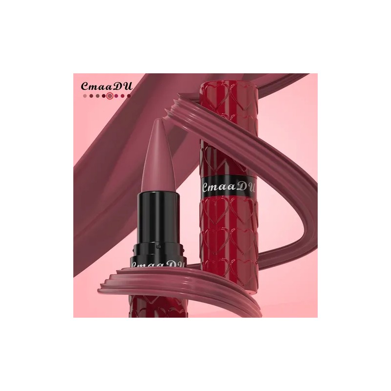 1pc Labial Mate Hidratante Y Fácil De Aplicar Larga Duración