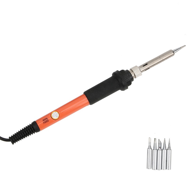 20Pcs Electric Soldering Iron Set Temperature Adjustable Without Switch Welding