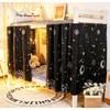Navhao 2 Panels Dorm Bottom Bunk Privacy Bed Curtains Cloth